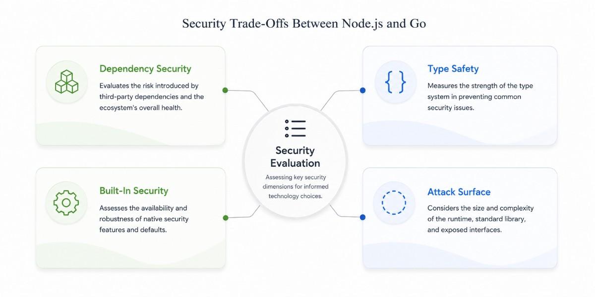 an image indicating the security comparison between Node.js and Go